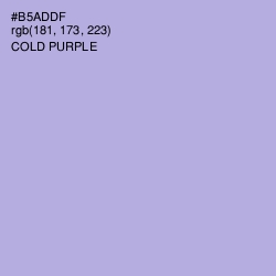 #B5ADDF - Cold Purple Color Image